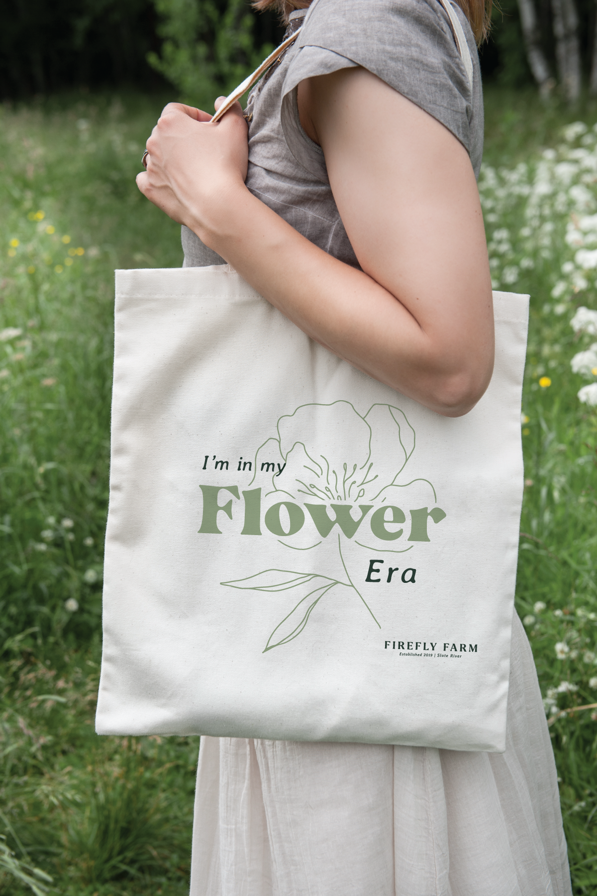 Flower Era Tote Bag