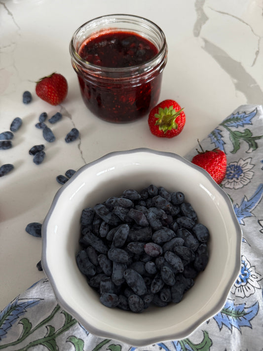 Haskap & Strawberry Freezer Jam Recipe