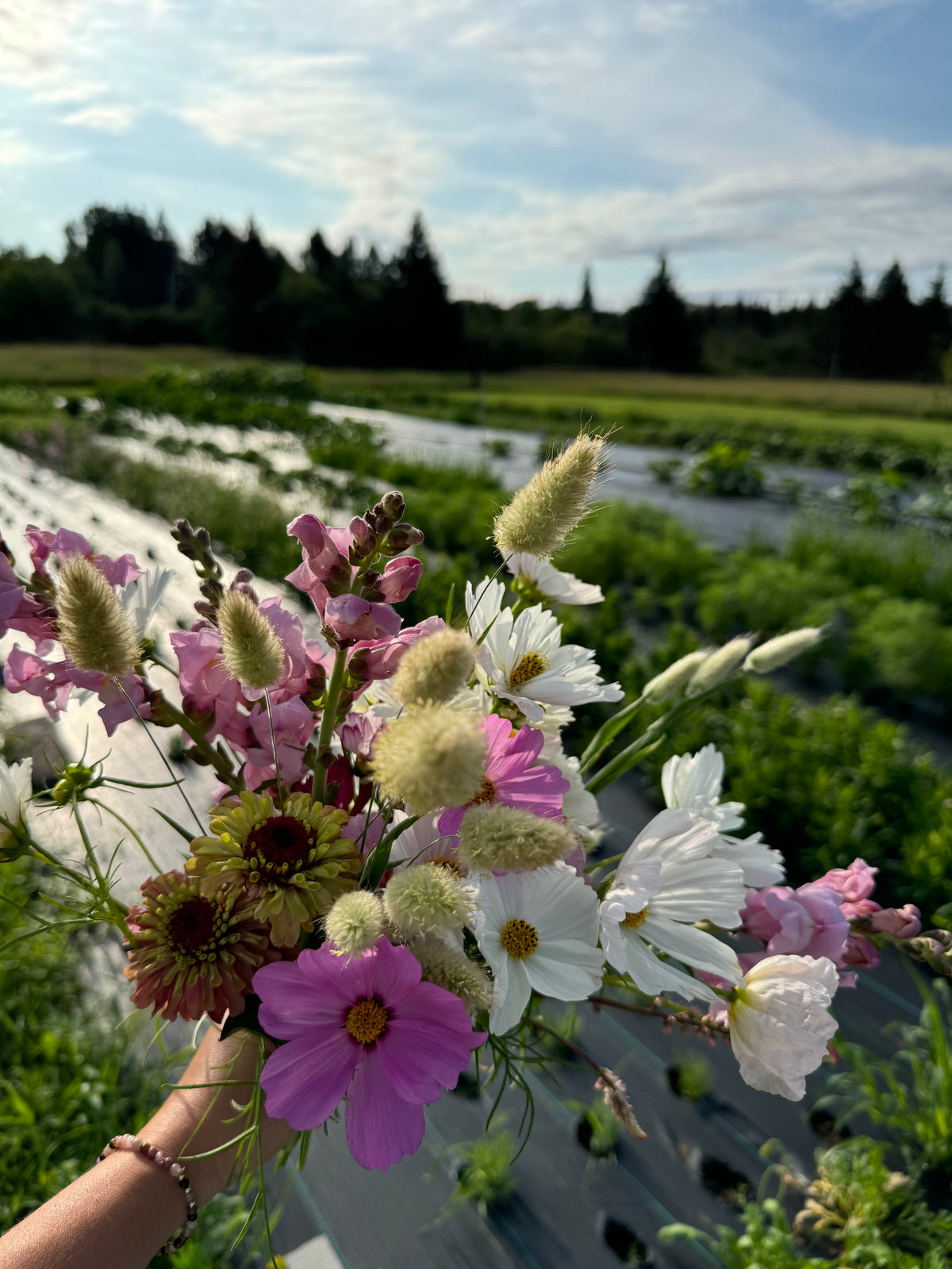 PRE-ORDER- Possibilities in Bloom Mason Jar Bouquet