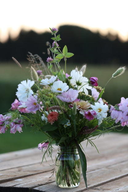 PRE-ORDER- Possibilities in Bloom Mason Jar Bouquet